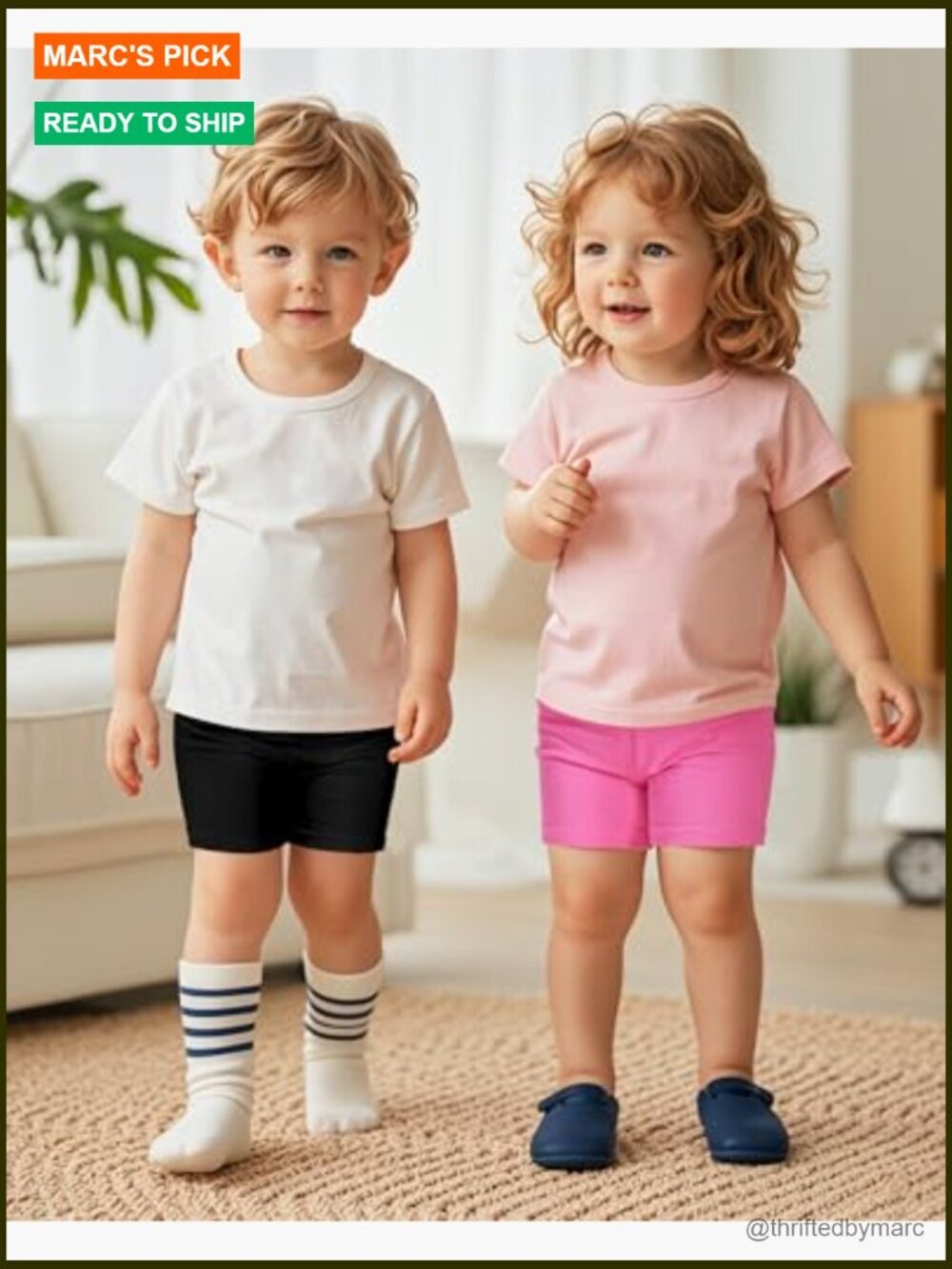 3 Pack Baby Girls Bike Shorts Toddler Athletic Dance Soft Cotton Summer Clothes - Picture 4 of 7